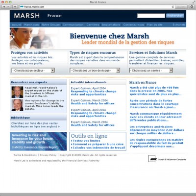 Site internet marsh.fr v3